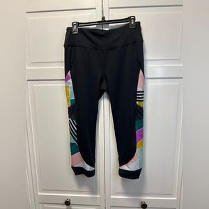 Fila Sport Performance Capri Workout Leggings Size Women’s Large Multicolor